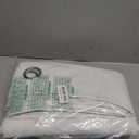 Diraysid 100% Blackout White Curtains Linen Curtains for Bedroom Grommet Thermal Insulated Room Darkening Drapes (2 Panels, W52 x L84 Inch)