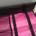 Linkidea Hard Shell Wig Storage Case with Hanger, Portable Travel Bag for Four Full Hair Extension Bundles (Black)