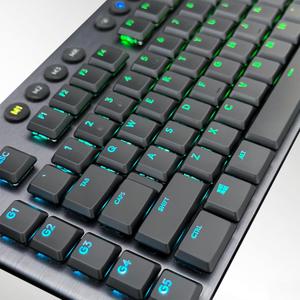 for G915,109 Keys Full Keycaps Set,Shine Through Custom Keyboard Keycaps Replacement for Logitech G813/G815/G913/G915 TKL RGB Mechanical Gaming Keyboard. (Black)