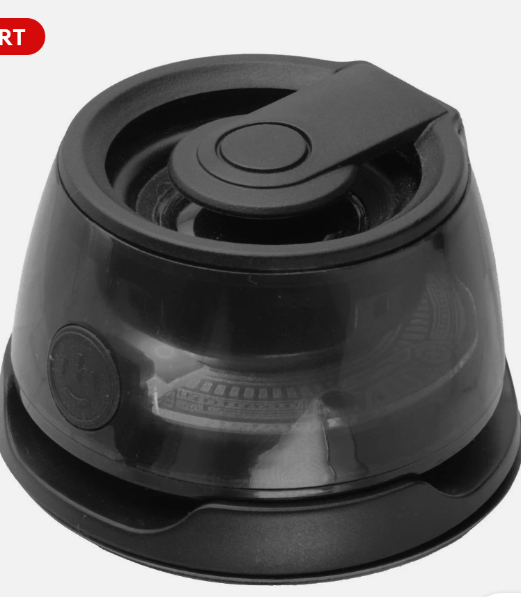 Sway MagBoom 3 Watt Magnetic Suction Bluetooth Portable LED Speaker - Black