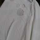 Huhumy 1 Pcs Halloween Dog Costumes with Non Woven Pumpkin Bags White Ghost Costume for Dog Cat Ghost Cosplay Clothes, Cute Party Cape for Halloween Cosplay Party (Medium)