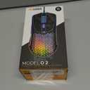Glorious Gaming Model O 2 Wired Gaming Mouse - 59g Ultralight, FPS, 26,000 DPI, Motion Sync, 80M Click Rated Switches, 6 Programmable Buttons, Ambidextrous, RGB, PTFE Feet - Black