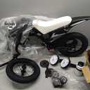 KEANO 12" Motocross Kids Bike for 2-4 Yrs Training Wheels, Black
