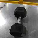 CAP Barbell Coated Hex Dumbbell Weight - Single, 65lbs