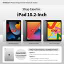 Ambison Case for iPad 9th/8th/7th Generation 10.2'' 2021/2020/2019, [Kid Proof] Full Body Protective Case with 9H Tempered Glass Screen Protector, 360 Rotatable Kickstand & Hand Strap (Teal & Black)