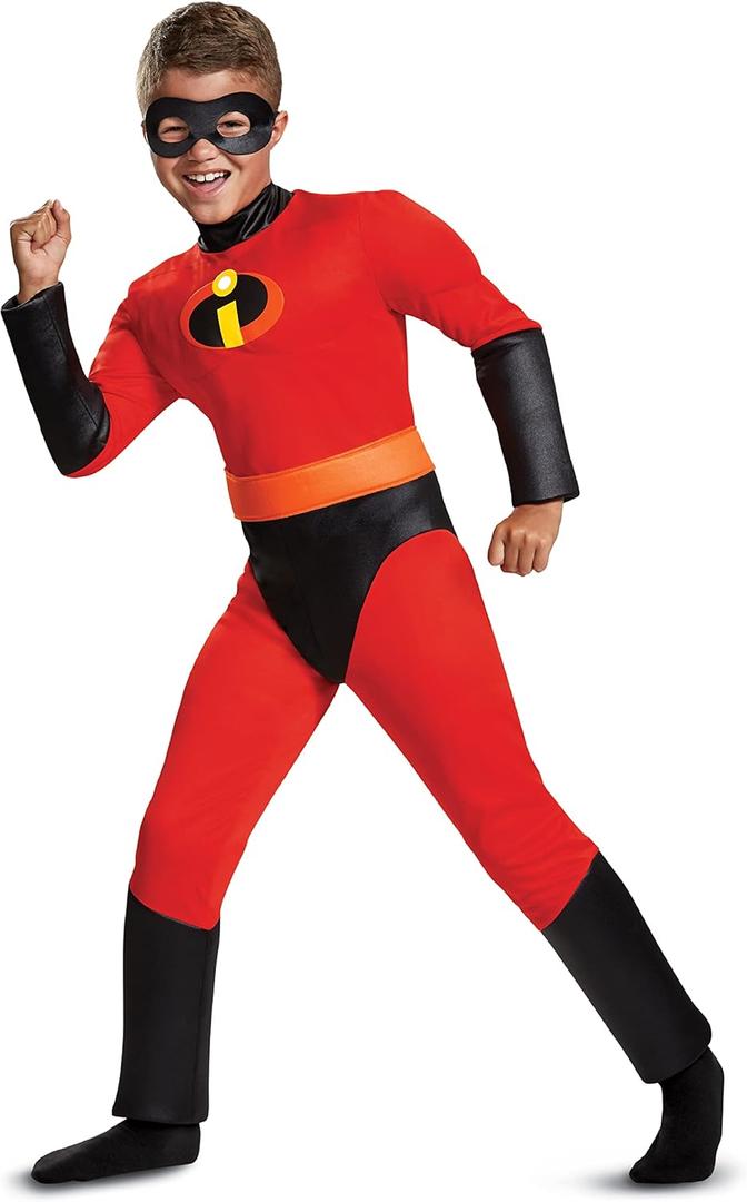 Disney Pixar Dash Muscle Costume | Incredibles Child Dash Classic Muscle Costume 10-12 L