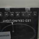 MOONSEA 20 Inch Flush Mount LED Ceiling Light 42W, Dimmable Kitchen Light Fixtures 3000K-4000K-6500K Adjustable, 4200lm Round Modern Ceiling Lamp, White