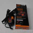 BLACK+DECKER BM3B Fully Automatic 6V/12V Battery Charger/Maintainer with Cable Clamps and O-Ring Terminals, Multi, 1.5 Amp