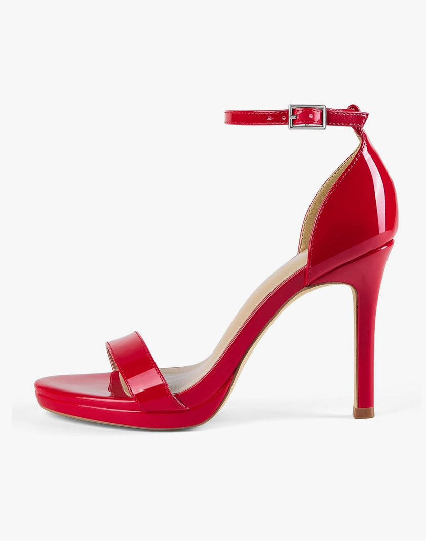 Elisabet Tang Women's Open Toe Stiletto Ankle Strap High-heeled sandals size 36