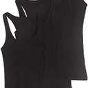 Zenana Outfitters 1 Pack Womens Basic Ribbed Racerback Tank Top, Large