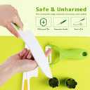 2 x 7 Pcs Montessori Kids Knife Set for Real Cooking, BPA Free Kitchen Cooking Tools Toys for 3-12 Year Old Boys Girls, Toddlers Knife Set with Peeler, Cutting Board and Cookie Cutter for Kids Gift