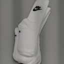 Nike Unisex Adult Sportswear Everyday Essential Crew Socks (3 Pairs) (Small, White/Black)