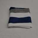 DII Cabana Stripe Outdoor Tabletop Collection, Water Resistant, Tablecloth, 60" (Round), Nautical Blue