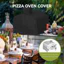 Pizza Oven Cover for Big Horn Outdoors Gas Pizza Oven,600D Heavy Duty Waterproof Cover,Black