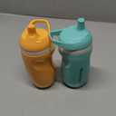 Tommee Tippee Insulated 9oz Sporty Spout Toddler Water Bottle, No Spill, Sippy Cups for Toddlers 1-3, Two-Piece Valve Helps Stop Spills, Light Blue & Orange, BPA Free, Pack of 2
