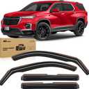 Nilight Durable in Channel Rain Guards for Chevrolet (Chevy) Traverse 2018 2019 2020 2021 2022 2023 Window Deflectors, Vent Window Visors-4pcs