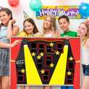 Mooliwe 28 Pcs Movie Night Bulletin Board Classroom Decor Backdrop Red Carpet Movie Party Light Camera Action Star Cutout DIY Bulletin for Welcome School New Grade Door Chalkboard Wall Birthday Decor