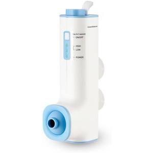 KokoSelene Rechargeable Bath Jets for Tub, Portable Jet Spa for Bathtub, Creates Soothing Bubbles and Massage for Relaxing Daily Use at Home (White-Blue)