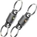 Secbolt Titanium Quick Release Keychain Heavy-Duty Detachable Clip, Anti-Lost EDC Key Holder Ring for Men Women