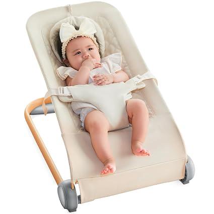 Fodoss Baby Bouncer, Portable Bouncer Seat for Babies-Beige
Ergonomic Design Baby Bouncer Chair, Baby Bassinet for Infants