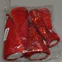 Syhood 6 Pcs Christmas Velvet Trees Set Modern Winter Tree Decorations, Christmas Home Decor, Rustic Winter Indoor, Minimalist Decor, Farmhouse Home Decoration(Red)