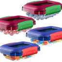 2 x 5oz Small Food Storage Containers with Lids Plastic LeakProof for Snack Puree Salad Dressing Kids Mini Bento Box 4 SETS Dishwasher Safe BPA Free