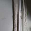 Exclusive Home Montague Trellis Total Blackout Roman Shade, 34"x64", Silver