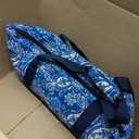 American Mahjong Game Set, 166 Blue Tiles (1.2), 4 All-in-One Color Rack/Pushers & Drawstring Bag, Complete Mahjong Sets with Blue Printed Carrying Bag and Mahjong Tile Set Accessories