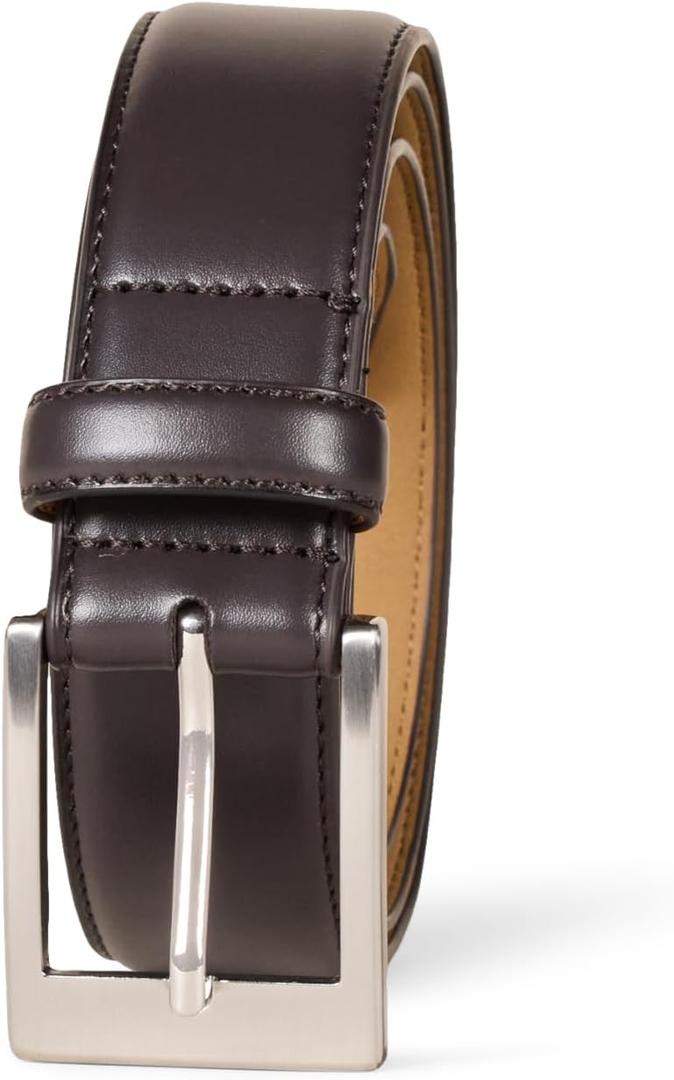 Amazon Essentials Men's Leather Belt, Classic Style, 36