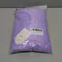 Uhnice Flower Girl Dress Satin Ball Gown for Wedding Party with Bowknot (6-7 Years, Purple)