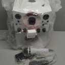 Singing Machine Portable Karaoke Machine for Adults & Kids with Wired Microphone, White - Built-In Speaker, Bluetooth with LED Disco Lights - Karaoke System with CD+G Player & USB Connectivity