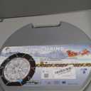 Snow-Chains Auto Fixing 1 Min Quick Fit Easy Installation Tire-Chains, Gifts for Safety, Portable Reusable Universal Emergency Tire Traction Chain for Passenger Car and SUV - Set of 2 (XM-130)