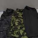 HLTPRO 3 Pack Plus Size Leggings for Women(X-Large - 4X)- High Waist Stretchy Soft Pants for Workout Running Yoga (Pockets Black/ Green Camouflage/ Splinter)