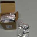 Fireplace Stocking and Garland Hanger, 2 in 1 Mantel Hanger for Garland, Fireplace Stocking Holders for Mantle Garland Hooks for Xmas Holiday Home Party Decoration (Black, 3)