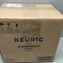 Keurig K-Compact Single-Serve K-Cup Pod Coffee Maker, with 3 Brew Sizes, Smart Start Feature, 36oz Removable Reservoir, Black