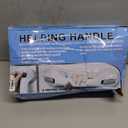 2-Pack Grab Bars for Bathtubs and Showers, 12 inch Shower Handle Suction Shower Bar, Safety Bars for Shower Chair, Bathroom Grab Bar for SeniorNo Drilling Removable (Black, 12 inch)