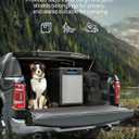 JOYTUTUS Truck Bed Soft Topper Compatible with 2019-2026 Ram 1500 with 5.5ft Bed (w/o RamBox) & Silverado Sierra 1500 with 5.8ft Bed Foldable Camper Shell Truck Top