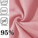 CuteByte 10 Pack Womens Cotton Underwear Sexy Stretch V-Waist Ladies Panties Low Rise Cotton Cheeky Hipster L