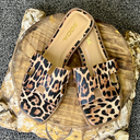 Soda Women Slip-On Sandals H-Band Flip-Flops Slides Square KNIT Leopard Cheetah, Size 8.5