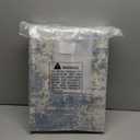 Art&Tuft Washable Rugs 5x7 - Anti-Slip Backing 5x7 Area Rugs for Living Room, Foldable Abstract Washable Area Rug(5'x7', Navy) (Tpr18-blue)