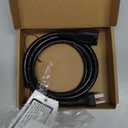 Amazon Basics Extension Cord, 6 Ft, 3 Prong Outlet Extender, Indoor Extension Cord, 13 Amps, 125V, Black