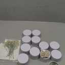 Aroparc White Candle Tins 4oz, 12 Piece Bulk Candle Containers for Candle Making Supplies - White WITH ROSE CANDLES INSIDE