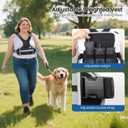 Adjustable Weighted Vest Woman 12-18lb Weighted Vest Men with 6 Ironsand Weights, Shoulder Pads and Large Pocket for Walking Running Crossfit Strength Training, 12-18lb, Black