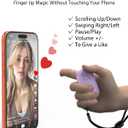 Wireless Remote Controller for iOS/Android Bluetooth Remote Control for TikTok Scrolling/Camera/Video Recording/Kindle App (Light Purple)