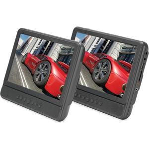 GPX Dual Screen Portable DVD Player Kit, PD10104DG