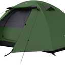 Forceatt Camping Tent 2/3/4 Person, Professional Waterproof & Windproof Lightweight Backpacking Tent Suitable for Outdoor,Hiking,Camping, Mountaineering and Travel - Green