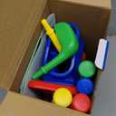 Letapapa Toddler Golf Set, Upgraded Kids Golf Clubs with Putting Mat, Toys for Boys 3 4 5+ Years Old, Indoor Outdoor Sports Golf Toys with 4 Clubs, 8 Balls, 2 Practice Holes, Shoulder Strap, 20 PCS (Bluw)