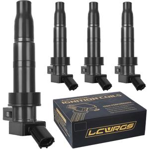LCWRGS Set of 4 Ignition Coil Pack Fit for 2.4 2.0 L4 2009 2010 2011 2012 2013 2014 2015 2016 Kia Sorento Forte Optima Sportage Hyundai Sonata Santa Fe Genesis Coupe Replaces UF611 C1667 C1669
