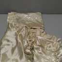 Satin Queen Comforter Set Silk Like Satin Bedding Set Hotel Soft Polyester Beige Bed Set Luxury Silky Pillow Cover with Quilt Set Ruffle Down Comforter Home Decor