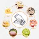 Egg Slicer for Hard Boiled Eggs, Stainless Steel Wire, Multipurpose Heavy Duty Aluminium Egg Cutter Dishwasher Safe for Egg, Salads & Sandwiches, Strawberries, Mushrooms & Soft Cheese, Fruit, Sliver